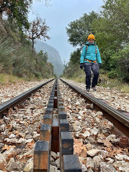 Cremallera vía del tren, Diakopto - Kalavrita, Kalavryta