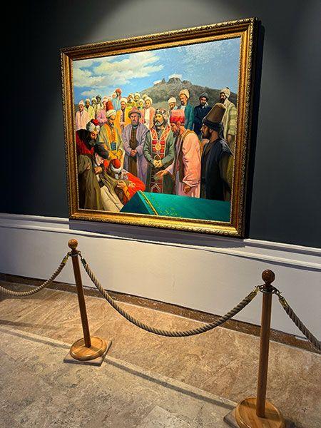 Cuadros en el Museo Panorama de Konya