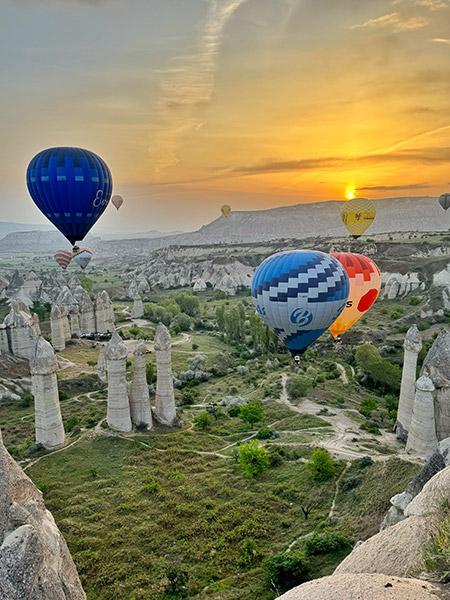 Paseo en globo en Capadocia