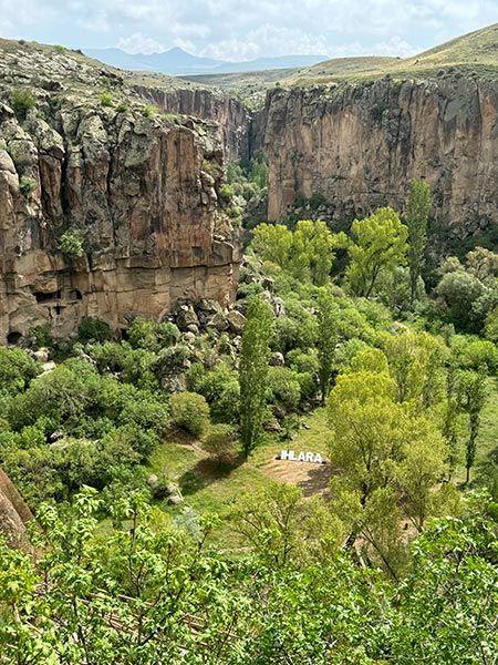 Las paredes del cañón, Valle de Ihlara