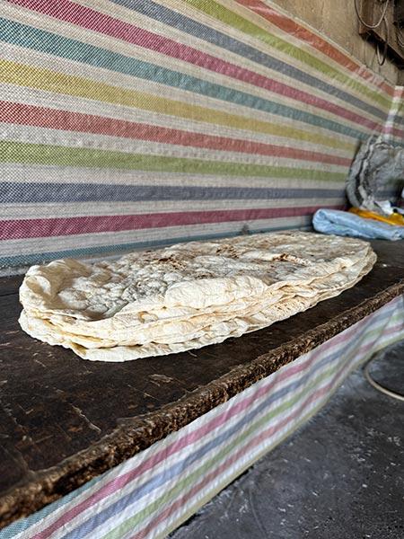 Lavash, pan típico de Armenia