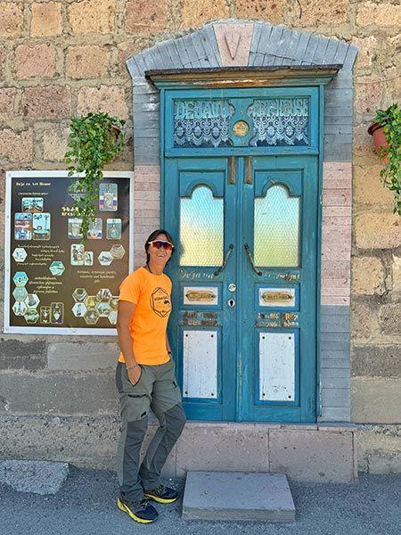 Puerta típica de Gyumri