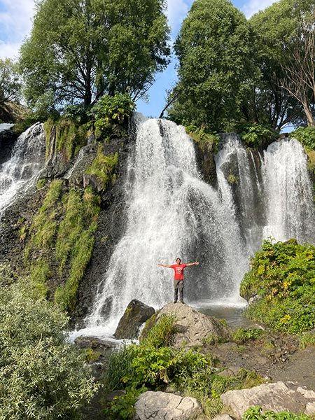 Shaki waterfall, la cascada más bonita de Armenia