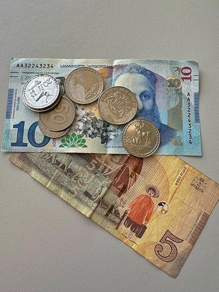 Dinero en Georgia