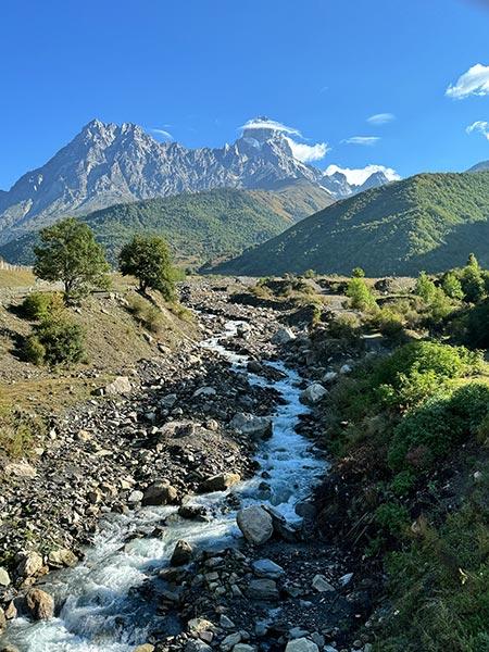 Ruta de Mazeri a Mestia