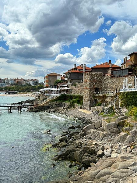 vistas desde la muralla sur, Sozopol