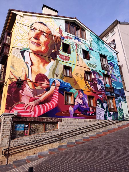 Mural en Vitoria
