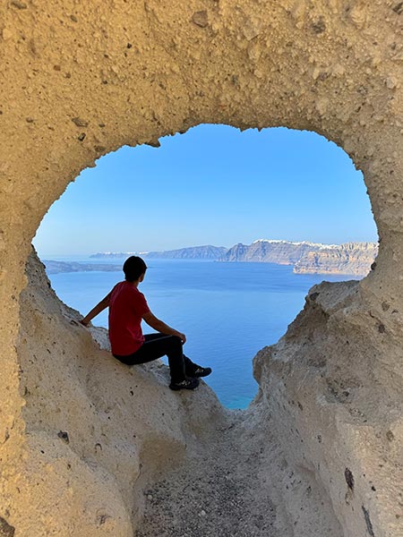 Corazón de Santorini