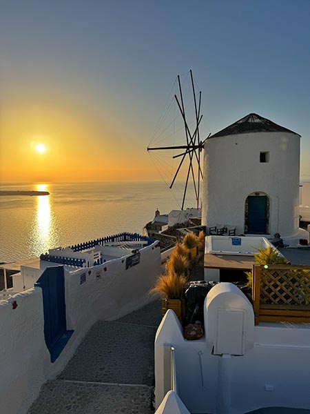 Molinos de viento de Oia