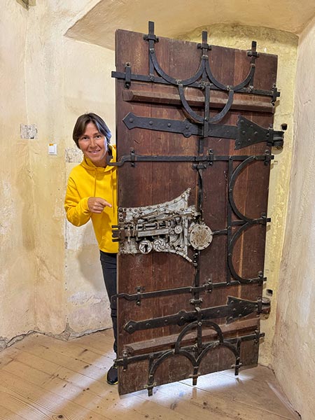 Puerta de la sacristía, Biertan