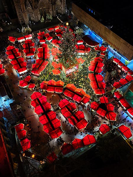 Mercado navideño de la catedral de Colonia