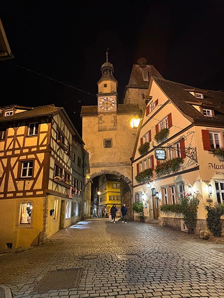 Rothenburg Ob Der Tauber de noche