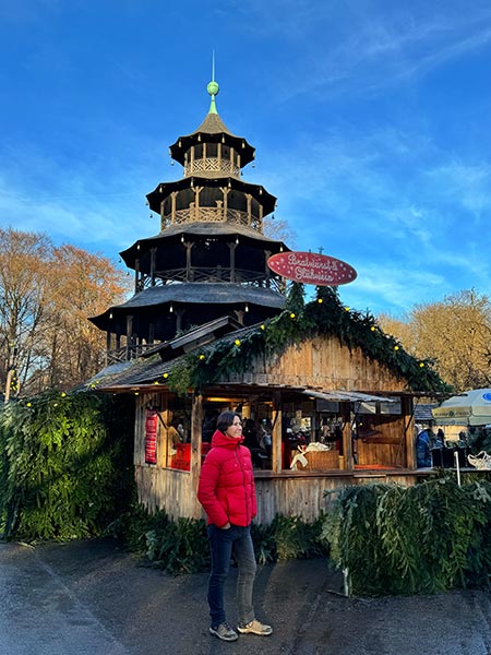 Mercado navideño de la Torre China