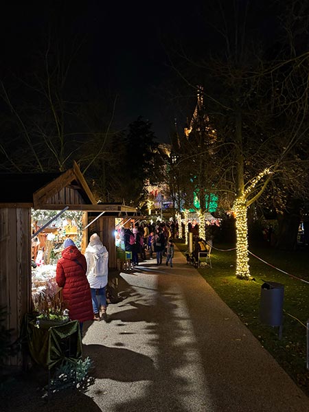 Mercado navideño del castillo de Drachenburg