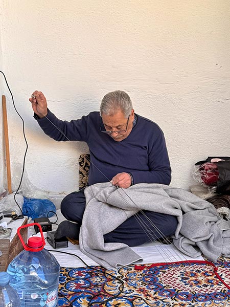 Confeccionando la chilaba