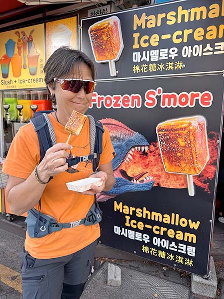 Helado con Marshmellow quemado