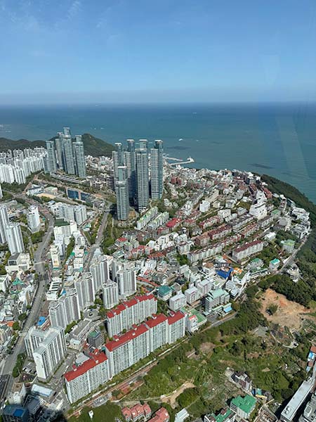 Vistas desde el mirador Busan X The Sky 100