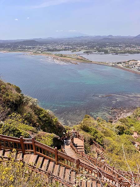 Vistas bajando del Seongsan Illchubong